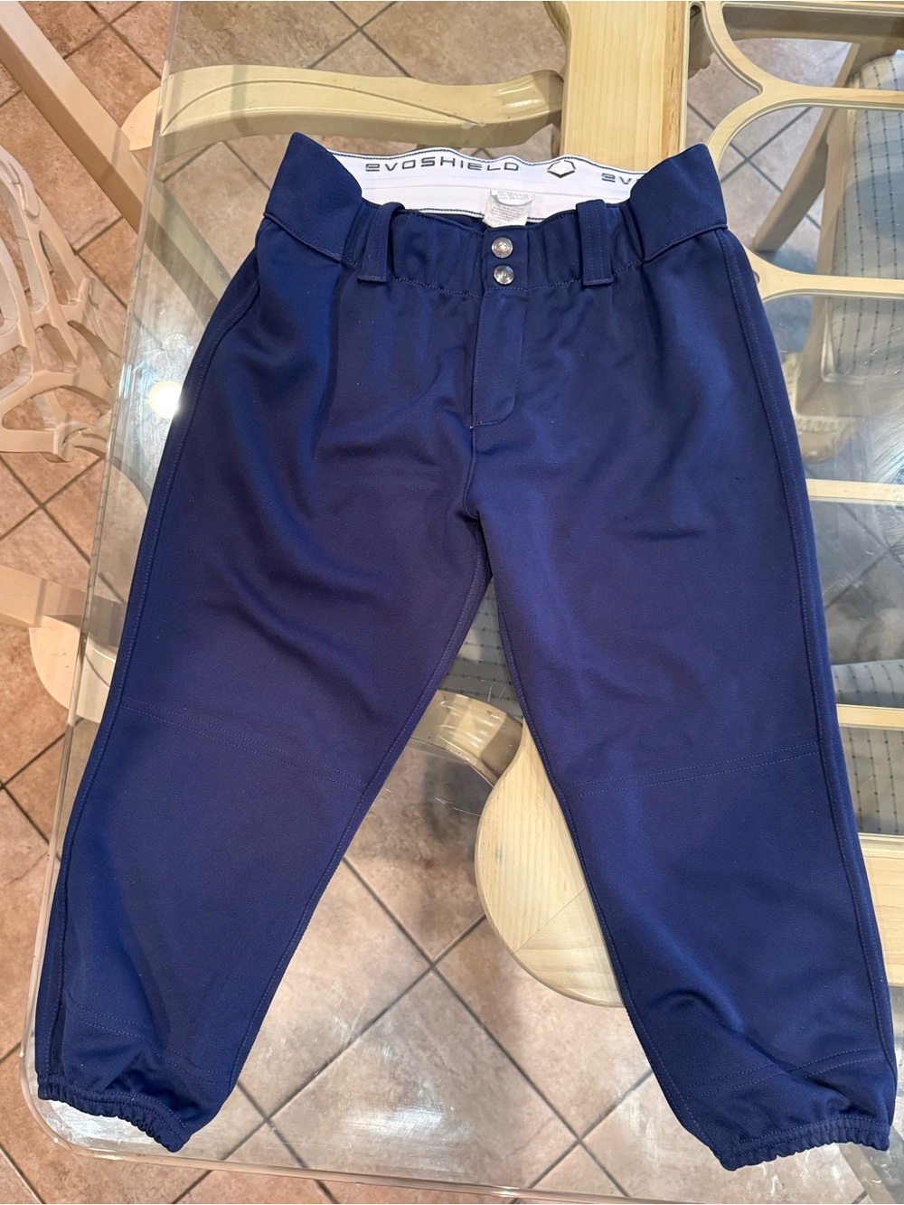Youth EvoShield Navy Athletic Softball Pants